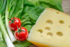 Cheese And Vegetables Stock Photo Cheese And Vegetables Stock Photo