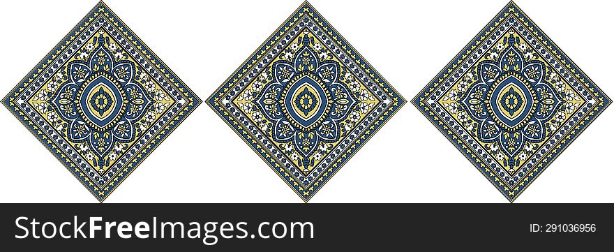 geometrical textile print ethnic motif