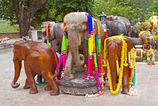 Decorated Elephants Royalty Free Stock Images