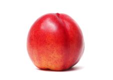 Single Nectarine Isolated Royalty Free Stock Image Single Nectarine Isolated Royalty Free Stock Image