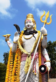 Lord Shiva Statue Stock Images