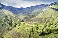 Inside Batur Volcano Royalty Free Stock Photography Inside Batur Volcano Royalty Free Stock Photography