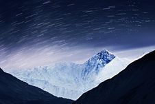 Milky Way And Mountains Stock Images Milky Way And Mountains Stock Images