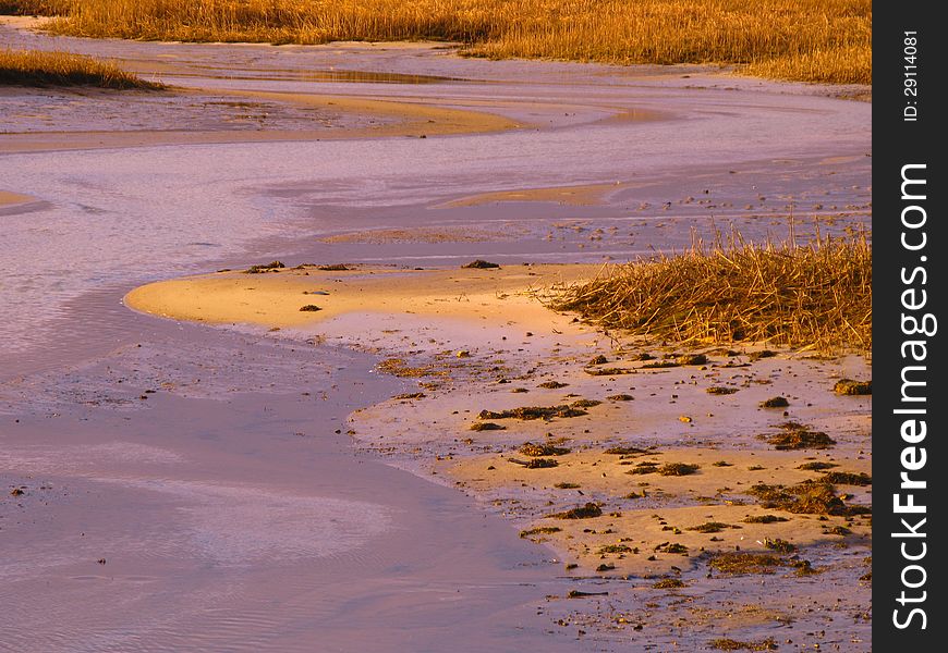 Sunrise On A Cape Cod Marsh