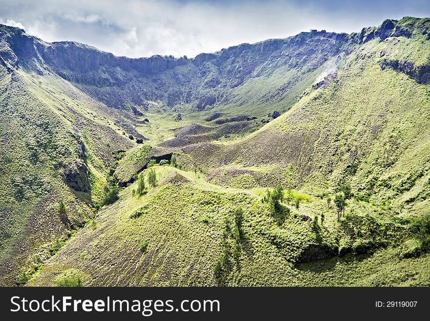 Inside Batur Volcano