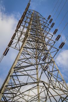High-voltage Tower Royalty Free Stock Photography High-voltage Tower Royalty Free Stock Photography
