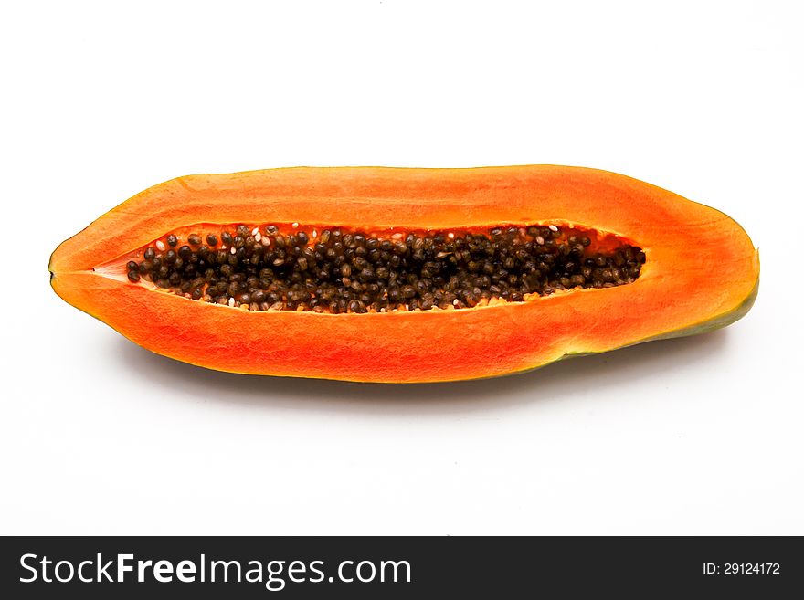 Papaya fruit.