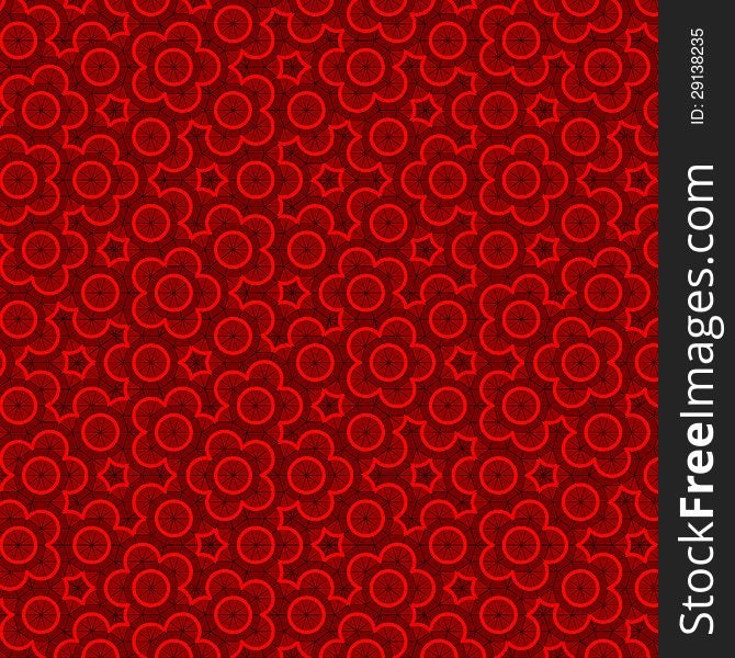 Hi resolution red floral background