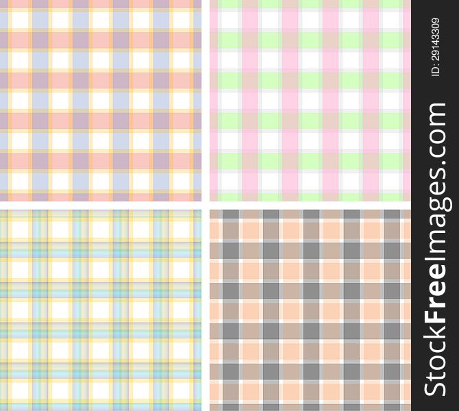 Seamless texture plaid pastel colors