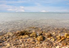 Rock Beach At Ta-Lu Island Royalty Free Stock Images Rock Beach At Ta-Lu Island Royalty Free Stock Images