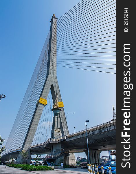 Rama 8 Suspension Bridge.