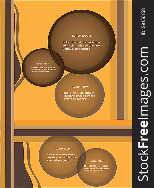 Template Layout Design for Web or business presentation