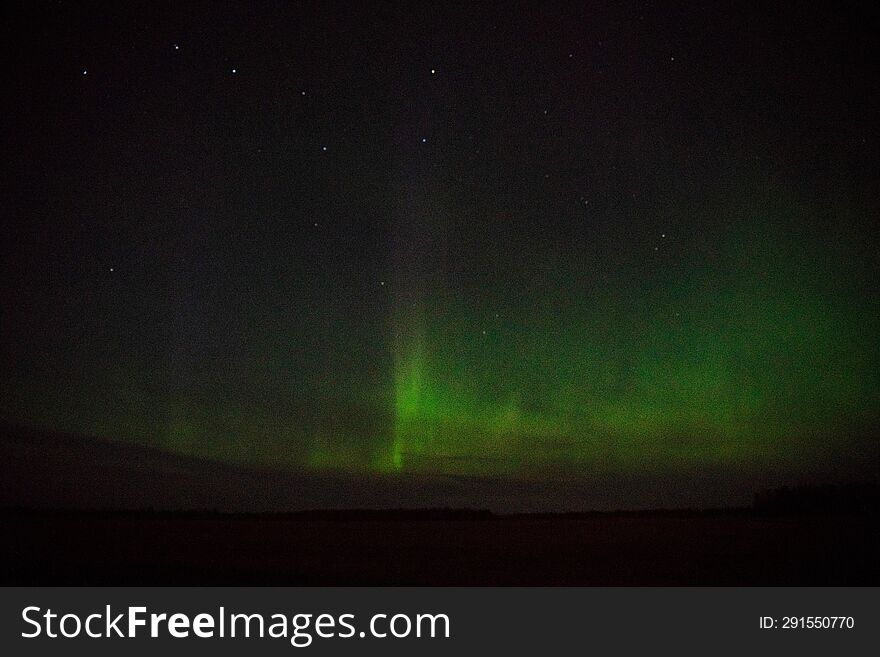 Northern Lights In September In Yakutia