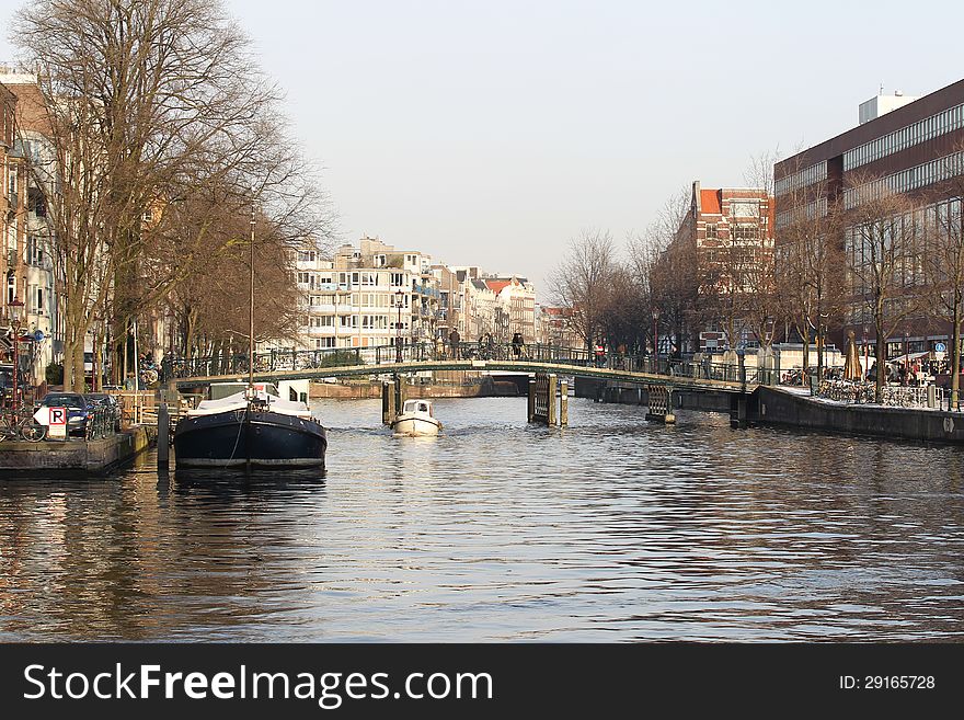 On the streets of Amsterdam, Holland, Europe