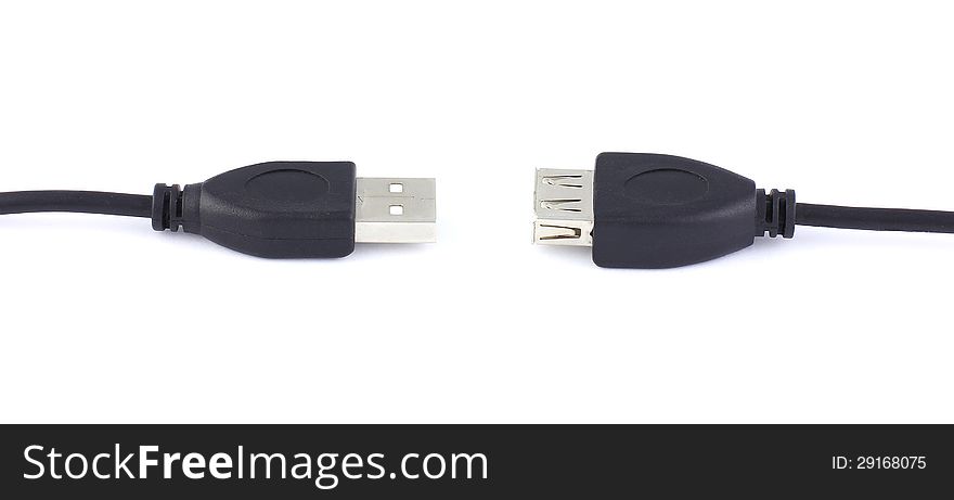 Two suitable one another usb connector