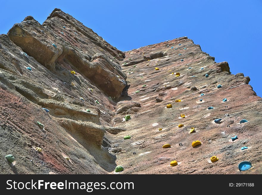 climbing rock