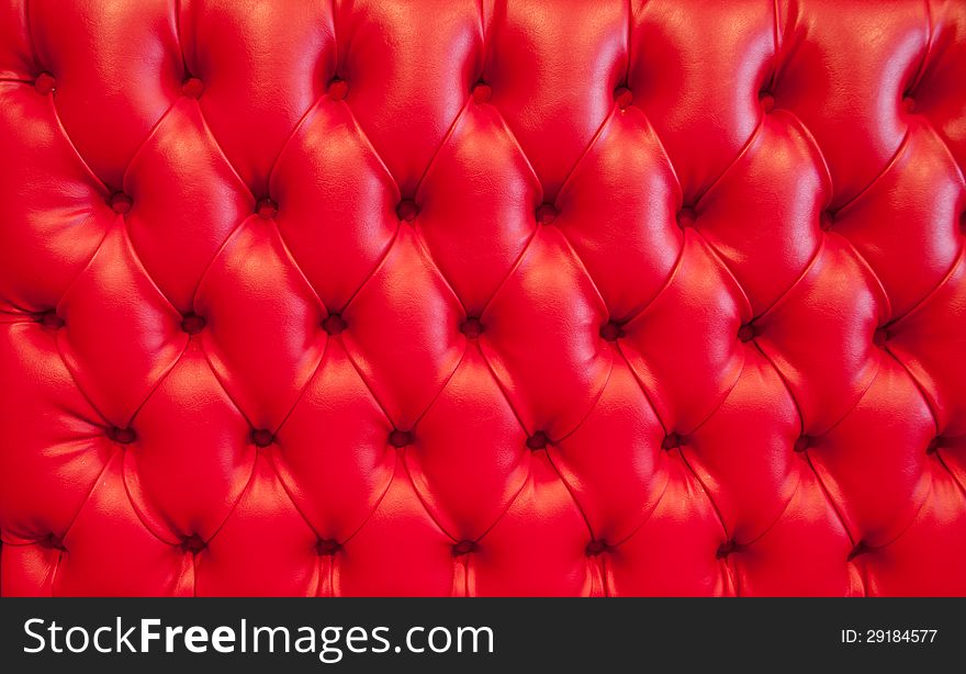 Background of red leather. Background of red leather.