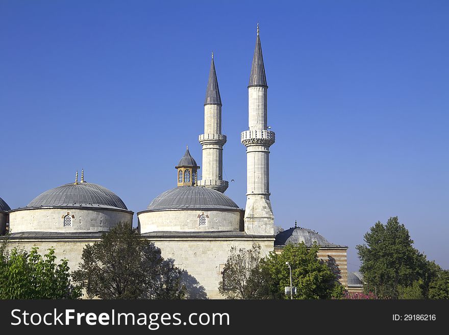 Ottoman Mosque in Edirne, Turkey, Edirne is the former capital of Ottoman Empire