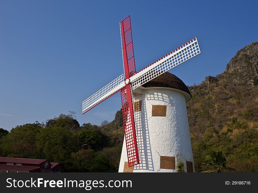 Swiss Sheep Farm Windmill1