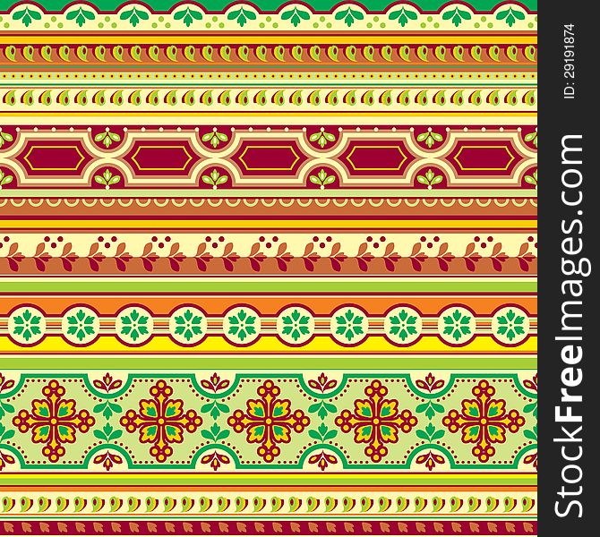 Vector seamless background with classic European pattern. Vector seamless background with classic European pattern