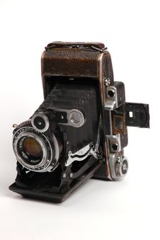 Old Roll-film Camera Stock Photo Old Roll-film Camera Stock Photo