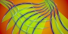Cool Wispy Lines Pattern Green Stock Images Cool Wispy Lines Pattern Green Stock Images