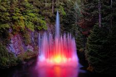 Fountain Illumination (2) Stock Photos Fountain Illumination (2) Stock Photos