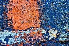 Grunge Painted Brick Wall Royalty Free Stock Photography Grunge Painted Brick Wall Royalty Free Stock Photography