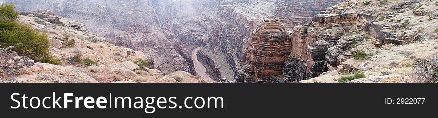 This image was taken of the Colorado River Gorge near the Grand Canyon where Arizona and New Mexico border eachother.