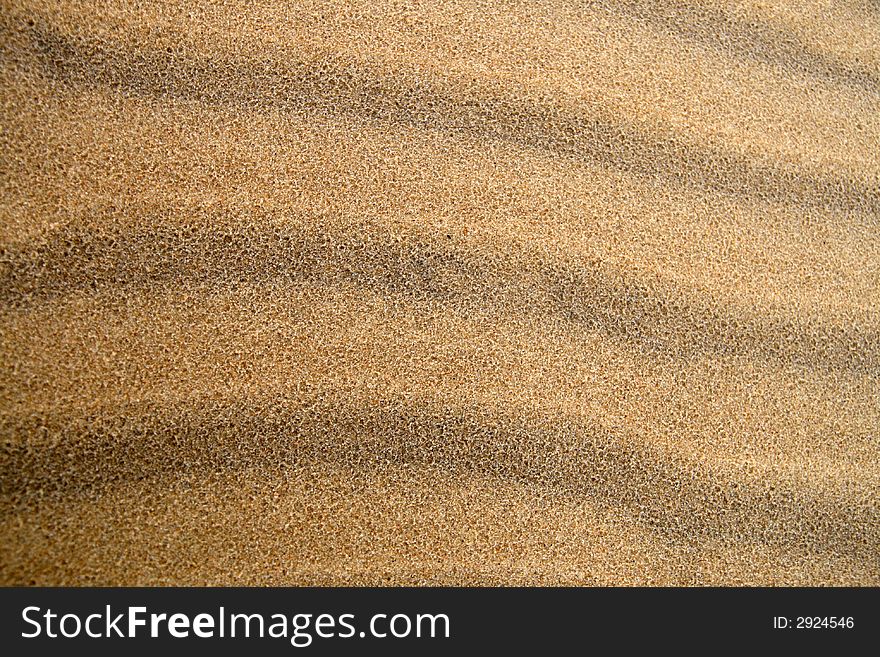 Dune sand texture, 
dark, gold sand