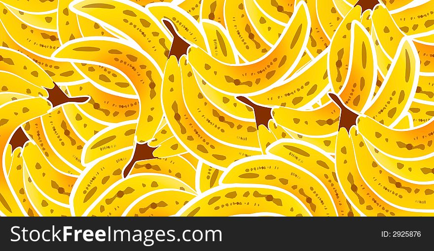 Bunch Of Bananas Background