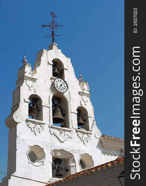 Ancient bell tower. Huelva. Spain