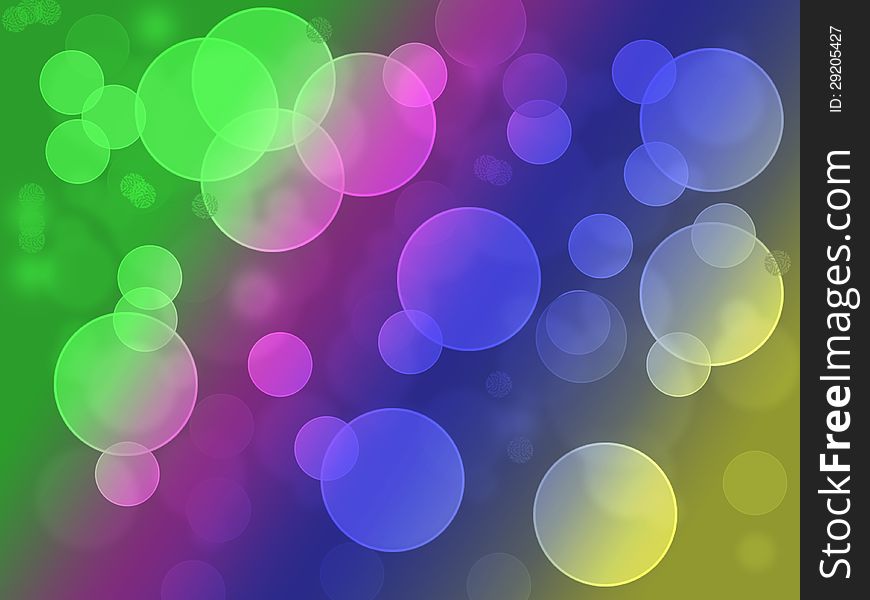 Abstract background of colourful Christmas bokeh lights. Abstract background of colourful Christmas bokeh lights