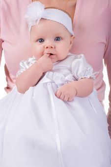 Newborn Baby Girl Royalty Free Stock Photo