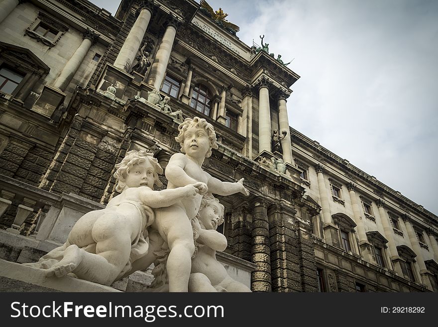 Cherub Statues Vienna