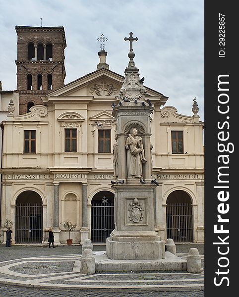 Basilica Of St. Bartholomew On The Tiber Island, Rome