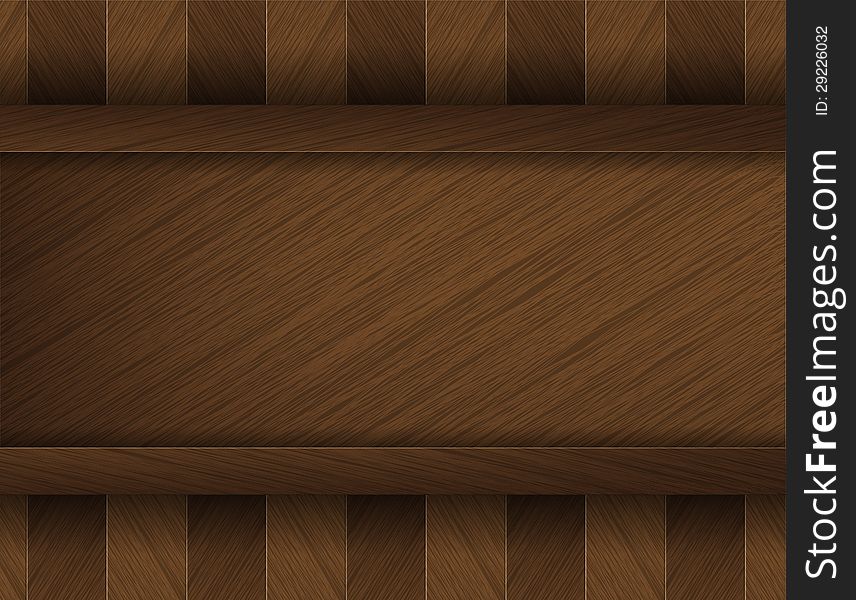 Wood Floor Background Concept with space for customer text.