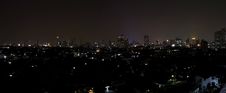 Panorama Of Bangkok City Downtown At Night Stock Photography Panorama Of Bangkok City Downtown At Night Stock Photography