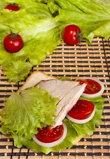 Sandwich With Beef Stock Image Sandwich With Beef Stock Image