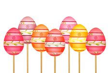 Colorful Easter Eggs Royalty Free Stock Photos Colorful Easter Eggs Royalty Free Stock Photos