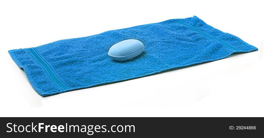 Towel With Soap.