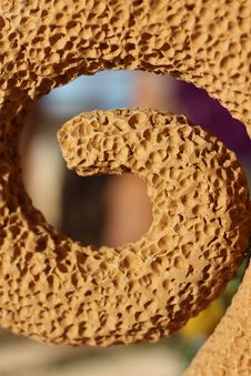 Baked Clay Spiral Royalty Free Stock Image