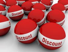 Discount Spheres Royalty Free Stock Images Discount Spheres Royalty Free Stock Images