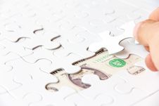 Missing Puzzle Piece Royalty Free Stock Photography Missing Puzzle Piece Royalty Free Stock Photography
