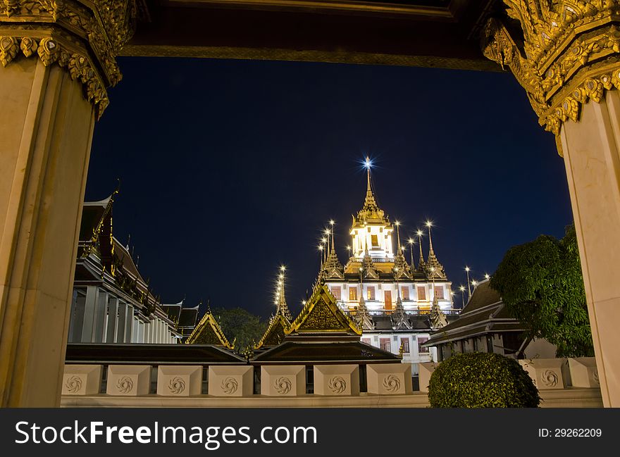 Wat Ratchanatdaram Worawihan Temple, Bangkok Thailand