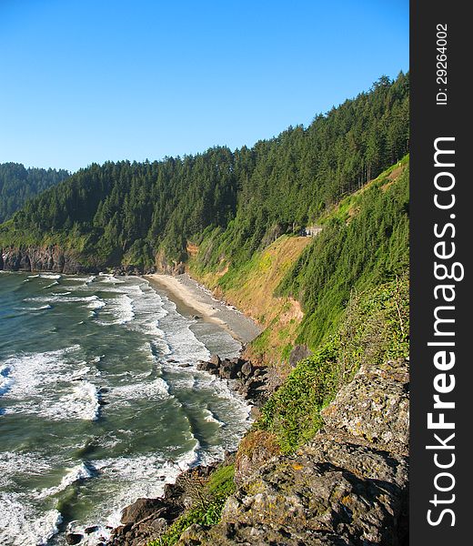 Pacific Ocean along the Oregon Coast