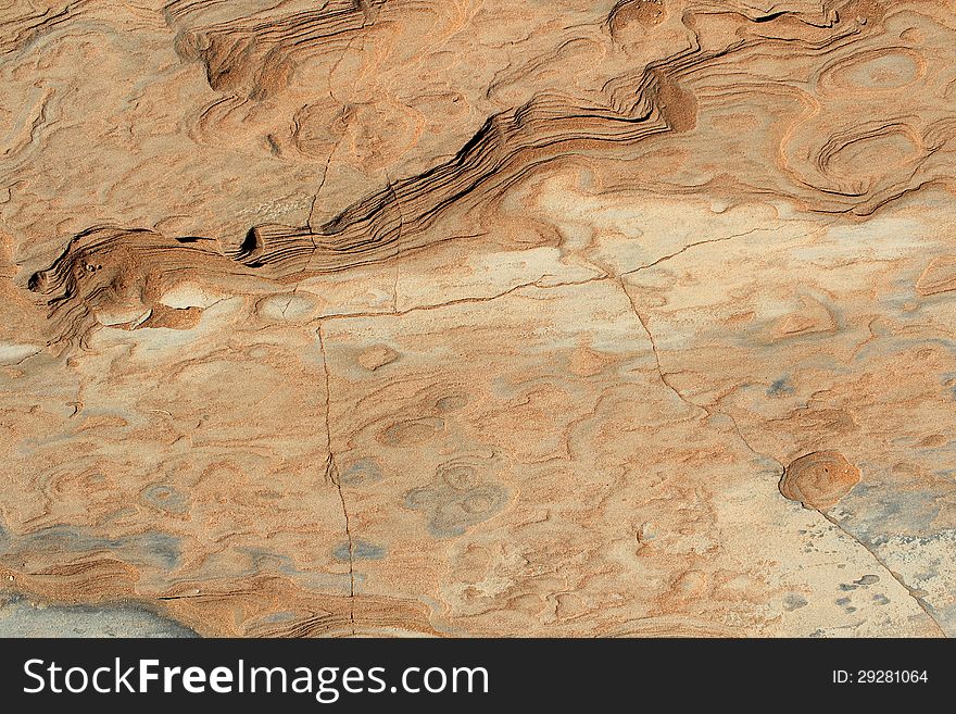 Soil Detail, In The Sossusvlei, Namib Desert