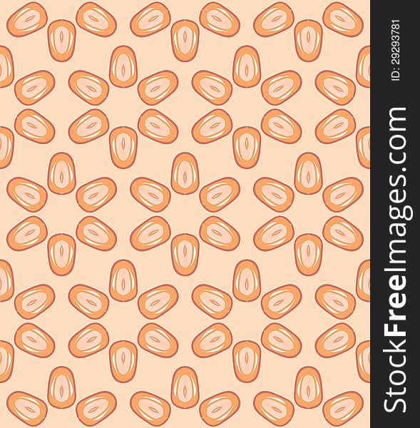 Seamless Pattern With Caramel