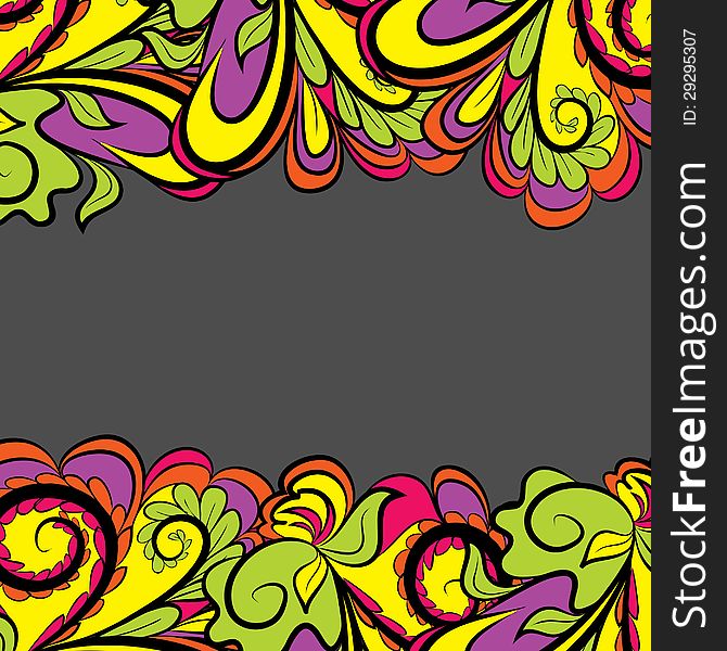 Bright Floral Border