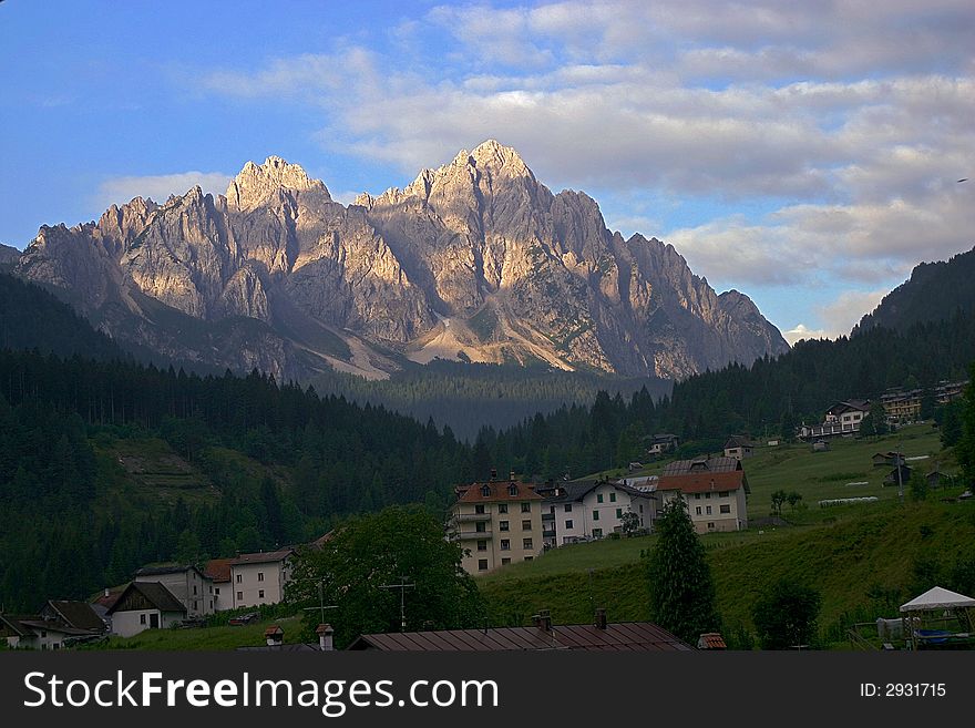 Village In The Alpines